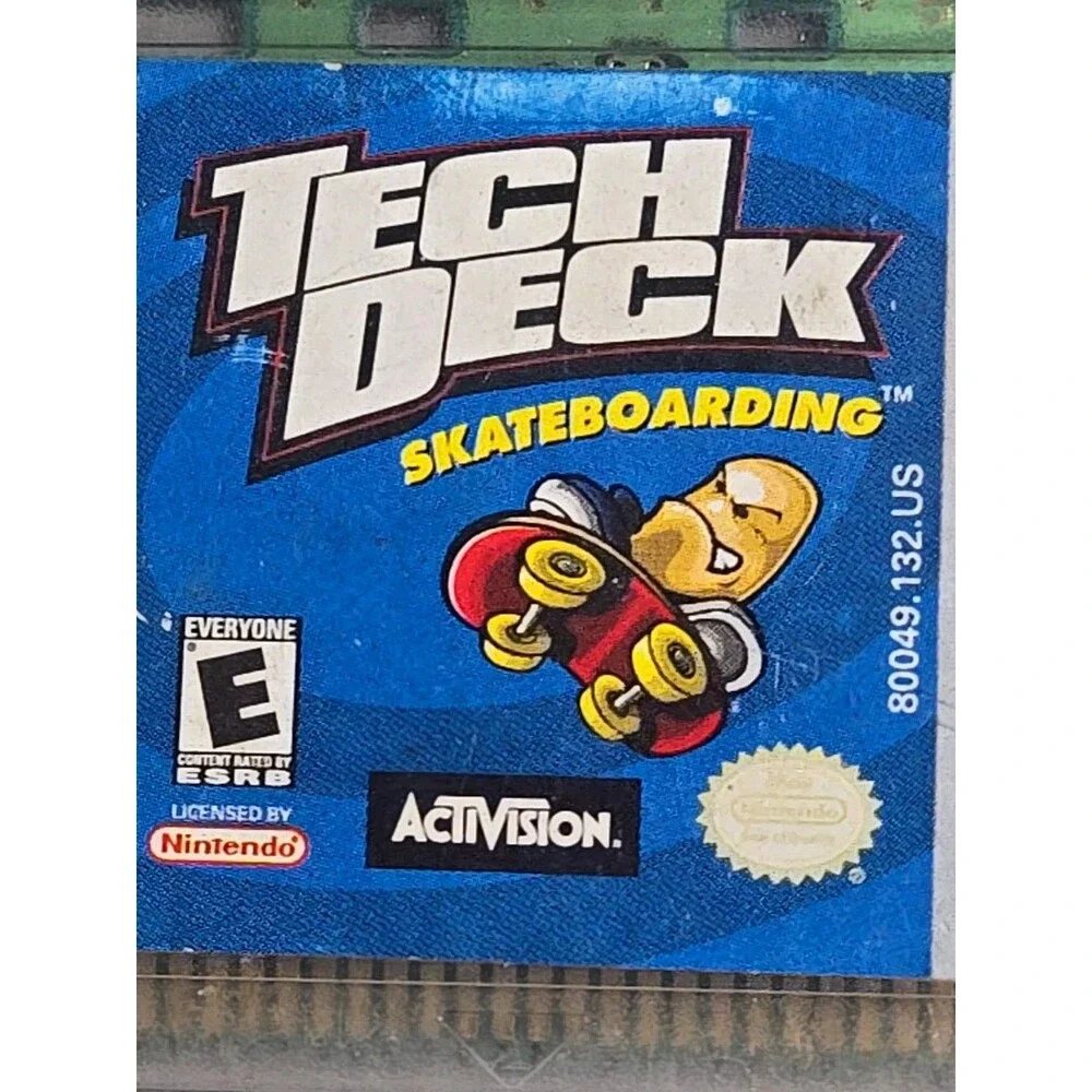 Tech Deck Skateboarding Game Boy Color Activision Cartridge Only